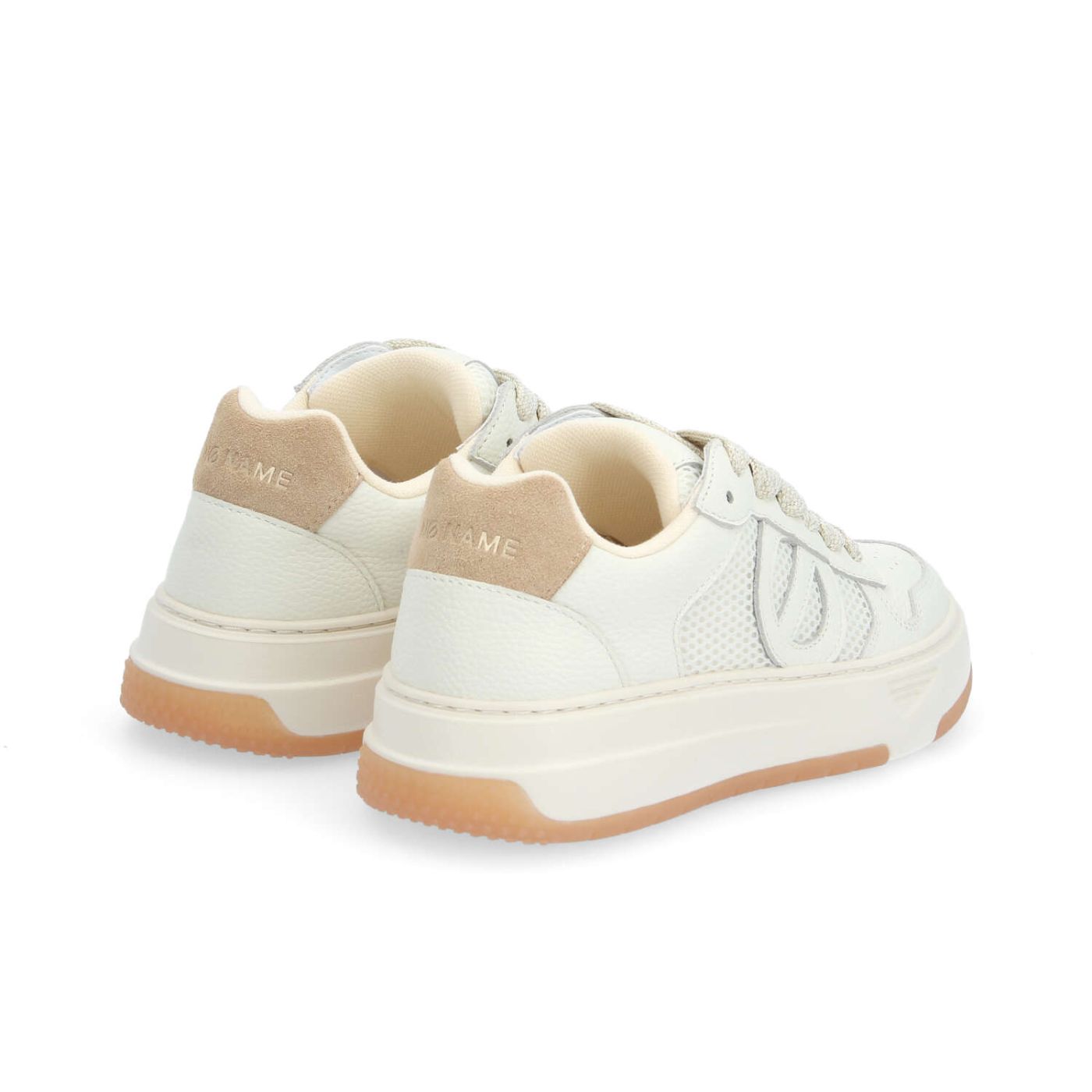 ALISON SNEAKER W - GRAIN/MESH/SUED - BLANC CASSE/BEIGE